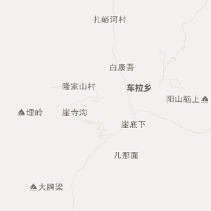 宕昌县将台乡交通地图图片