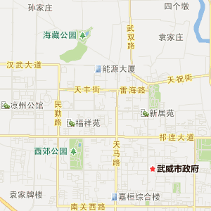 武威市凉州区行地图