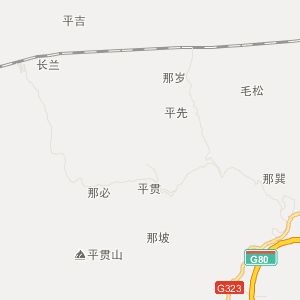 富宁县归朝镇旅游地图图片