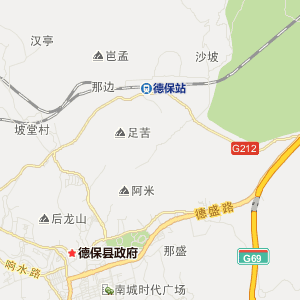百色德保旅游地图_中国电子地图网图片