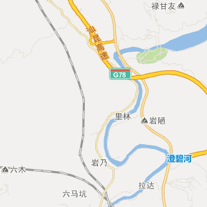 百色市右江区地理地图