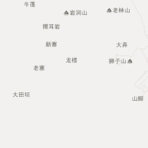 富宁县田蓬镇旅游地图图片