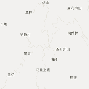 黔西南布依族苗族自治州望谟县地图