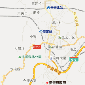 黔南布依族苗族自治州贵定县历史地图