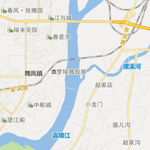 南充市顺庆区地图