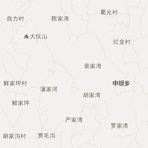 南充市仪陇县历史地图