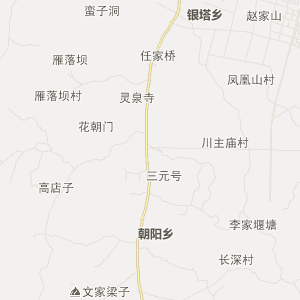 广安市岳池县地图