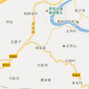 巴中市恩阳区地图