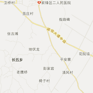 广安市前锋区金融休闲地图