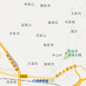 巴州区兴文镇旅游地图图片