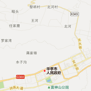 平凉市华亭市地理地图