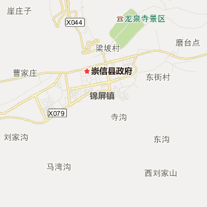 平凉市崇信县地图