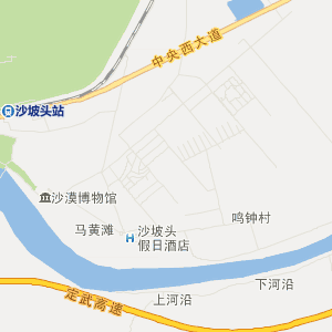 中卫市沙坡头区地图