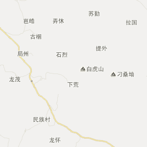 南宁市马山县行政地图