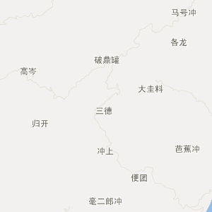 黔东南苗族侗族自治州锦屏县地图