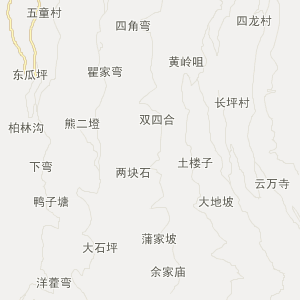 重庆市云阳县地图