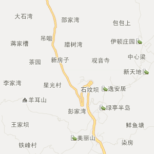 利川谋道旅游地图_中国电子地图网图片