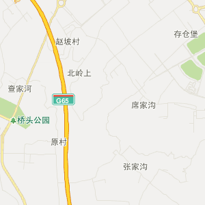 富平梅家坪旅游地图