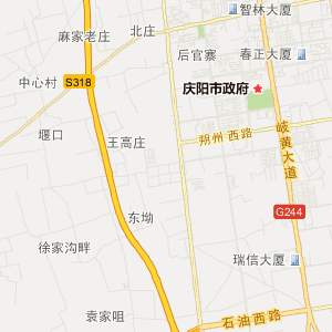 庆阳市西峰区地图