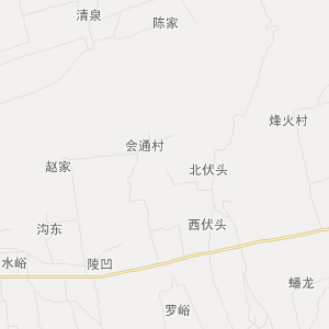 渭南市白水县地图