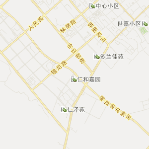 鄂尔多斯市乌审旗地图