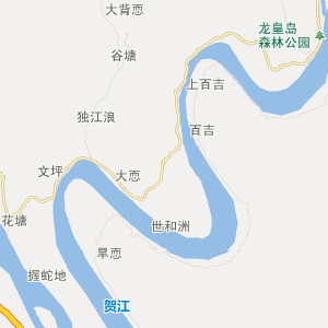 封开县大洲镇交通地图图片