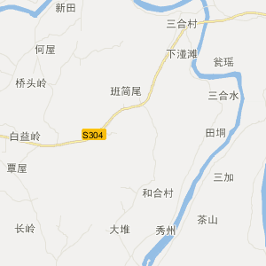 桂平江口交通地图_中国电子地图网图片
