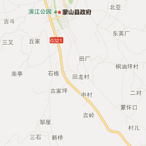 梧州市蒙山县地图