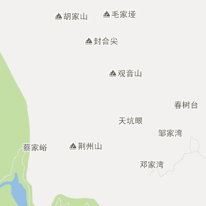张家界市武陵源区地图