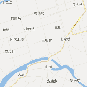 常德市安乡县地图