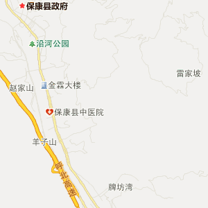 襄樊市保康县交通地图图片