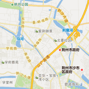 荆州市沙市区地图