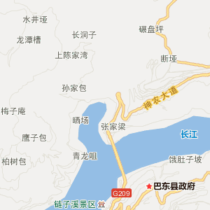 恩施土家族苗族自治州巴东县历史地图