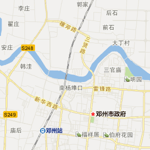 邓州湍北新区规划图欣赏