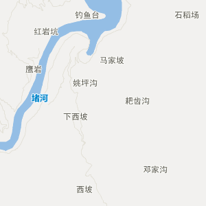 房县姚坪交通地图_中国电子地图网