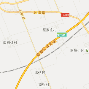 运城市盐湖区地理地图