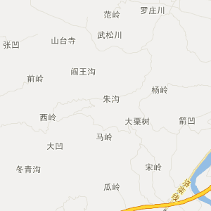 洛阳市嵩县地图