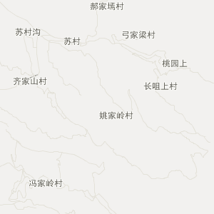 吕梁市中阳县行政地图