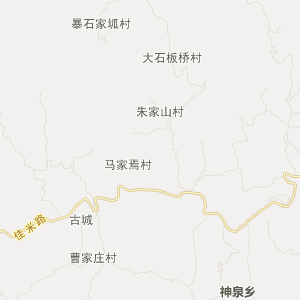 榆林市佳县地理地图