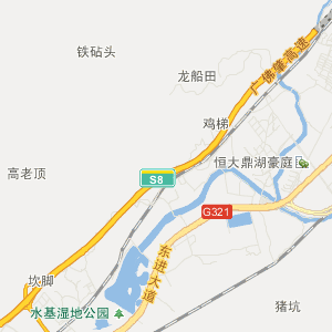 肇庆市鼎湖区行政地图
