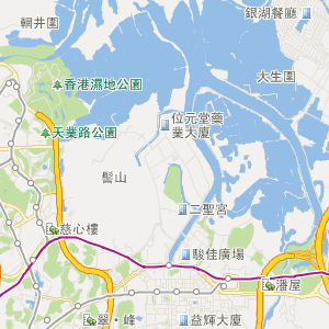 香港元朗交通地图_中国电子地图网图片