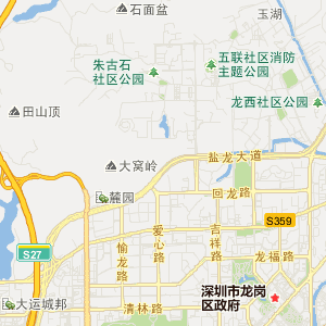 深圳市龙岗区地图