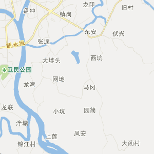 江门市开平市行政地图