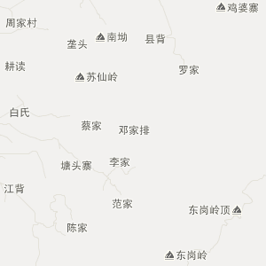 郴州市汝城县行政地图