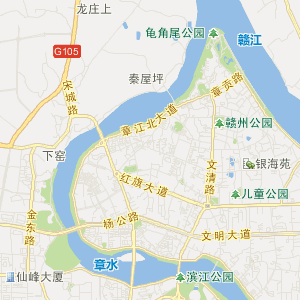 赣州市章贡区地图