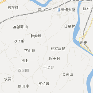 萍乡市湘东区地图