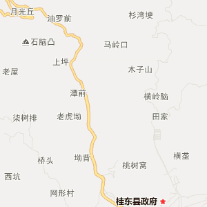 郴州市桂东县历史地图