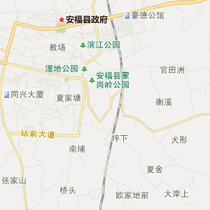 吉安市安福县地图