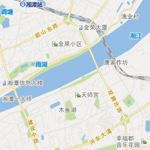 湘潭市岳塘区地理地图