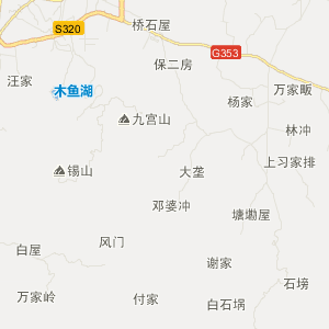 咸宁市通城县地图